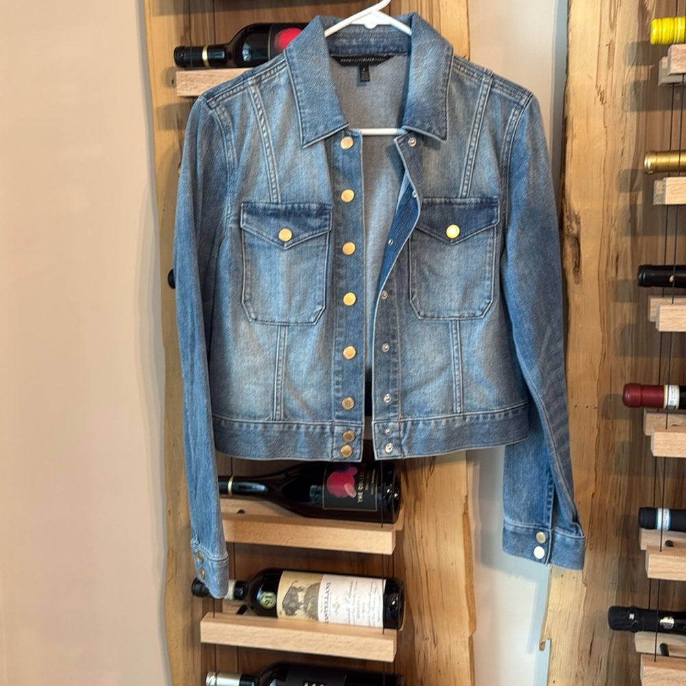 White House Black Market denim jacket